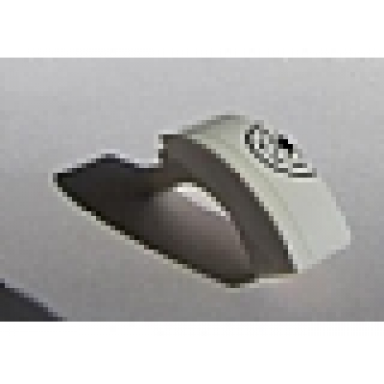 white arch 1 x 3 x 2 curved top with sw republic logo left half pattern sticker - set 10215