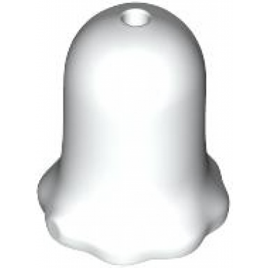 white plant flower bell shaped with small pin hole