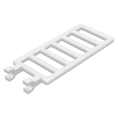 white bar 7 x 3 with 2 open u clips ladder