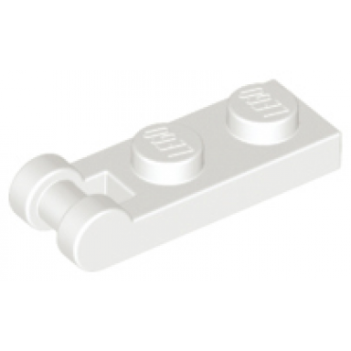 white plate modified 1 x 2 with bar handle on end