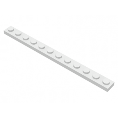 white plate 1 x 12