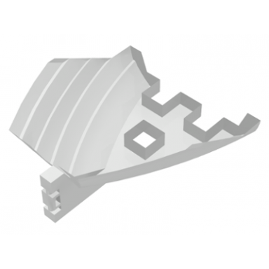 white boat hull small stern 14 x 12 x 5 1 3 base