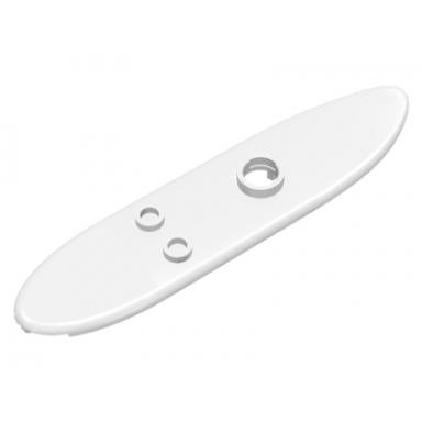 white minifigure utensil surfboard long