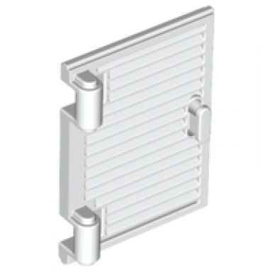 white shutter for window 1 x 2 x 3 with hinges and handle