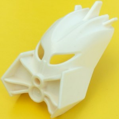 white bionicle mask solek