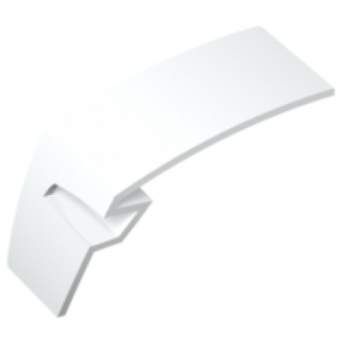 white technic panel car mudguard left