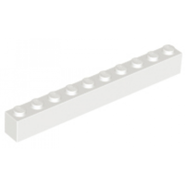 white brick 1 x 10