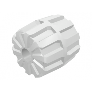 white wheel hard plastic small 22mm d x 24mm