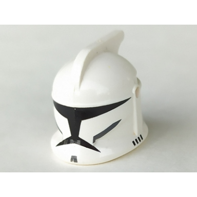white minifigure headgear helmet sw clone trooper with holes standard pattern