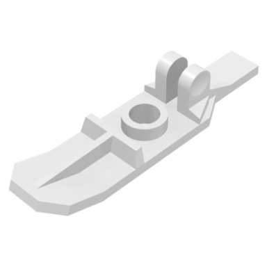 white minifigure utensil ski with hinge