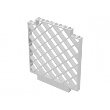 white belville wall lattice 12 x 1 x 12 square