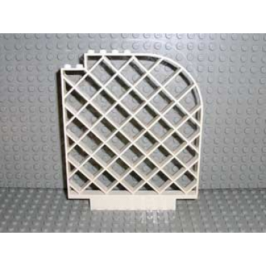 white belville wall lattice 12 x 1 x 12 curved