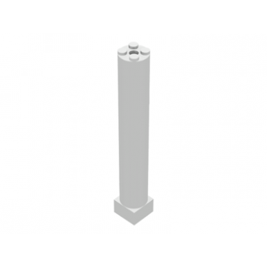 white support 2 x 2 x 11 solid pillar