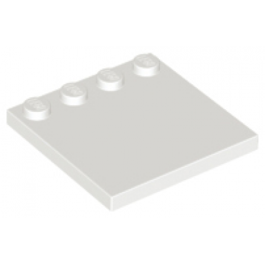white tile modified 4 x 4 with studs on edge