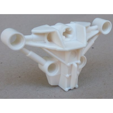 white bionicle mistika torso shoulders section