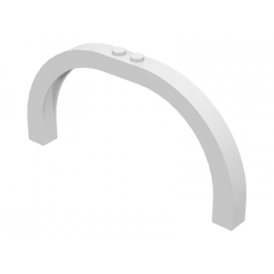 white arch 1 x 12 x 5 curved top