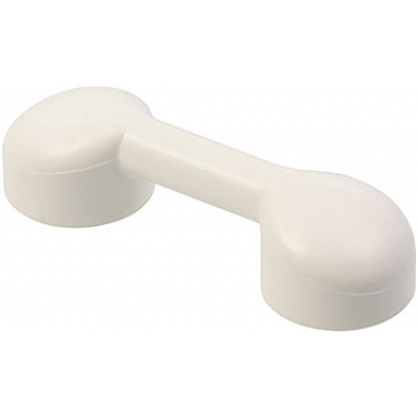 white bar 1 x 3 with 2 stud receptacles radio handle telephone handset