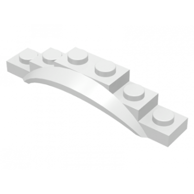 white vehicle mudguard 1 1 2 x 6 x 1 with arch