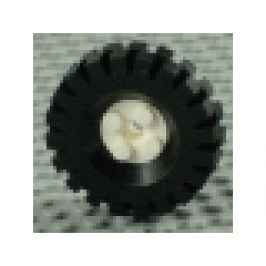 white wheel freestyle with black tire 17 x 43 6248 3634