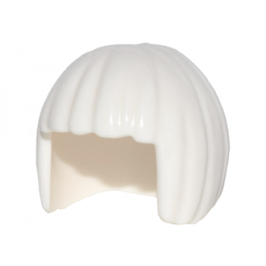 white minifigure hair short bob cut