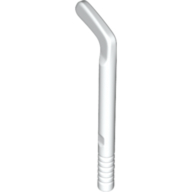white minifigure utensil hockey stick round shaft