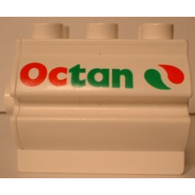 white duplo container water container with octan logo pattern