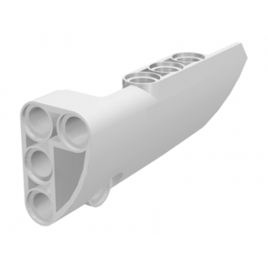 white technic panel fairing 4 small smooth long side b