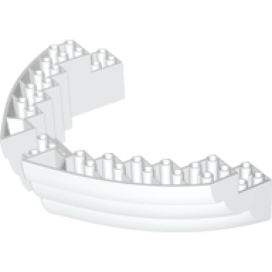 white boat hull brick 16 x 10 x 3