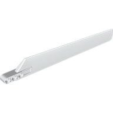 white technic rotor blade large straight with 3l liftarm thick