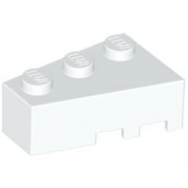 white wedge 3 x 2 left