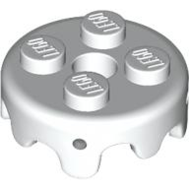 white frosting for 2 x 2 cake with 4 small pin holes