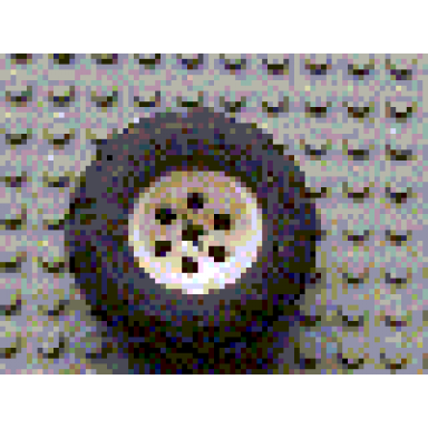 white wheel 43.2 x 28 balloon small with axle hole shape with black tire 43.2 x 28 s balloon small 6580a 6579