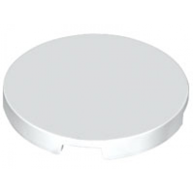 white tile round 3 x 3