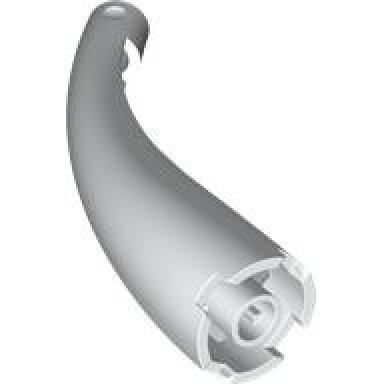 white dragon tail neck curved