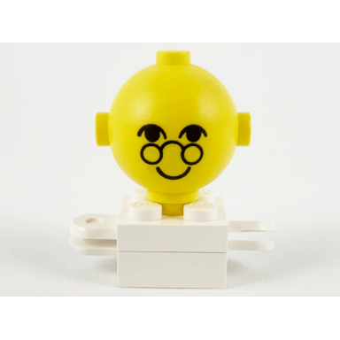 white homemaker figure maxifigure torso assembly with yellow head with black eyes glasses and smile pattern 792c03 685px2