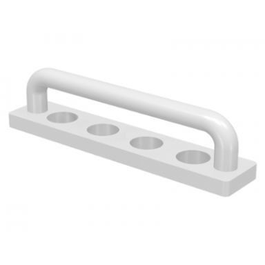 white scala towel bar 1 x 5