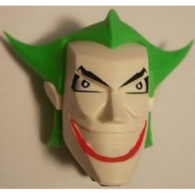 white large figure head modified super heroes the joker pattern