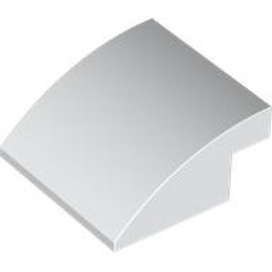 white slope curved 4 x 4 x 1 2 3