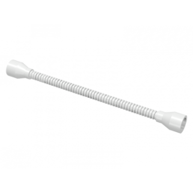 white hose flexible 8.5l with same color tabless ends