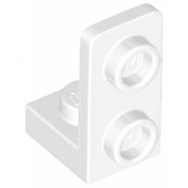 white bracket 1 x 1 - 1 x 2 inverted