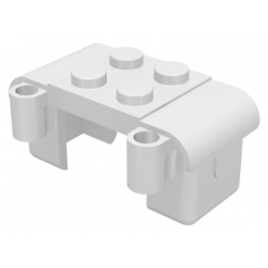 white fabuland container side bags saddlebags