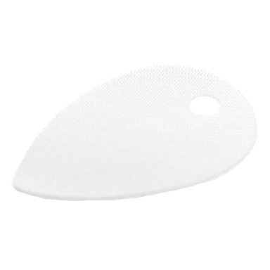 white cloth play cube accent dog ear with 1 hole tapered end - traditional starch fabric