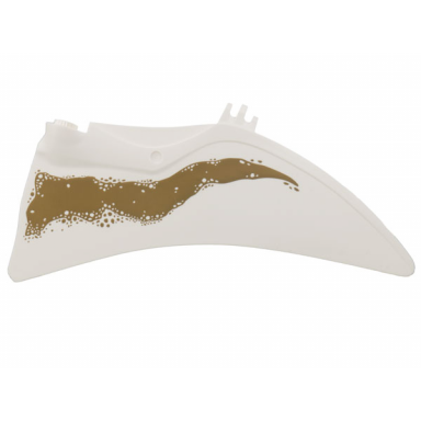 white dinosaur wing quetzalcoatlus - right with dark tan markings pattern