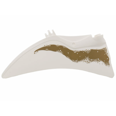 white dinosaur wing quetzalcoatlus - left with dark tan markings pattern