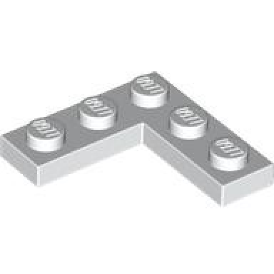 white plate 3 x 3 corner