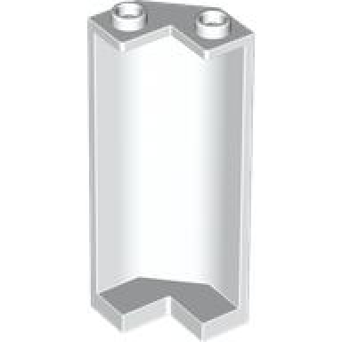 white panel 2 x 2 x 5 corner wall