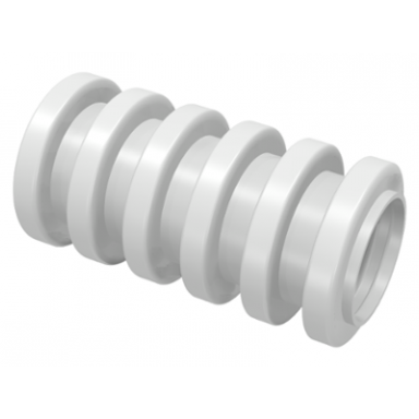 white hose ribbed 7mm d 2l 1.6cm