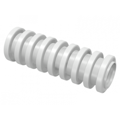 white hose ribbed 7mm d 3l 2.4cm