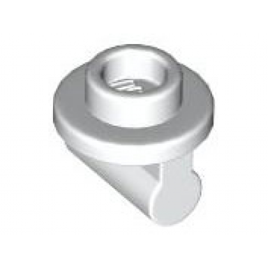 white plate round 1 x 1 with bar handle on long stem