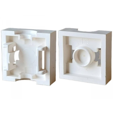 white arm holder brick 2 x 2 - bottom part